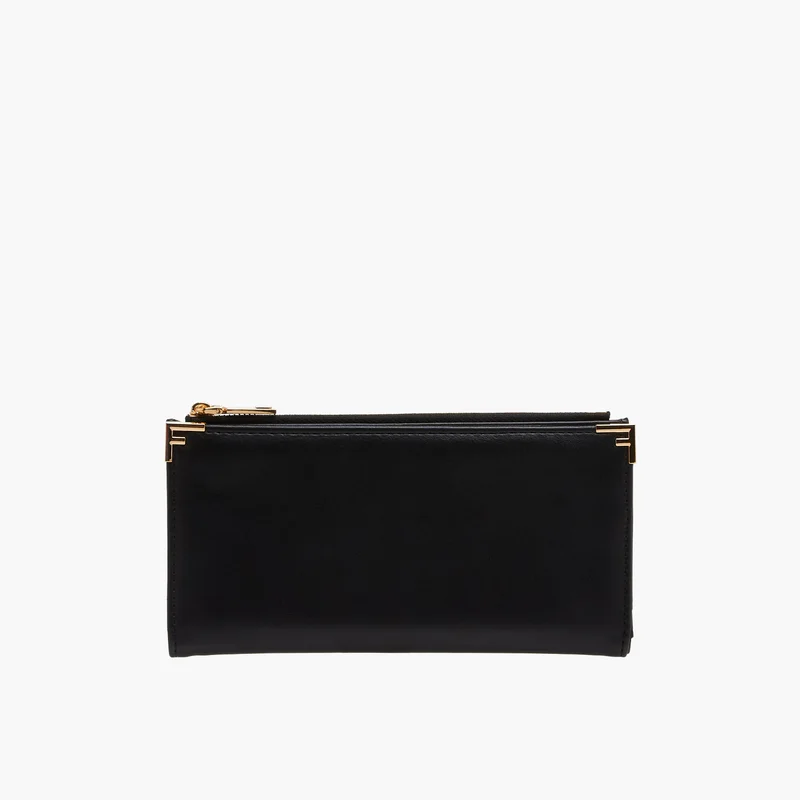 ساشا Bi-Fold Wallet in Black for Women